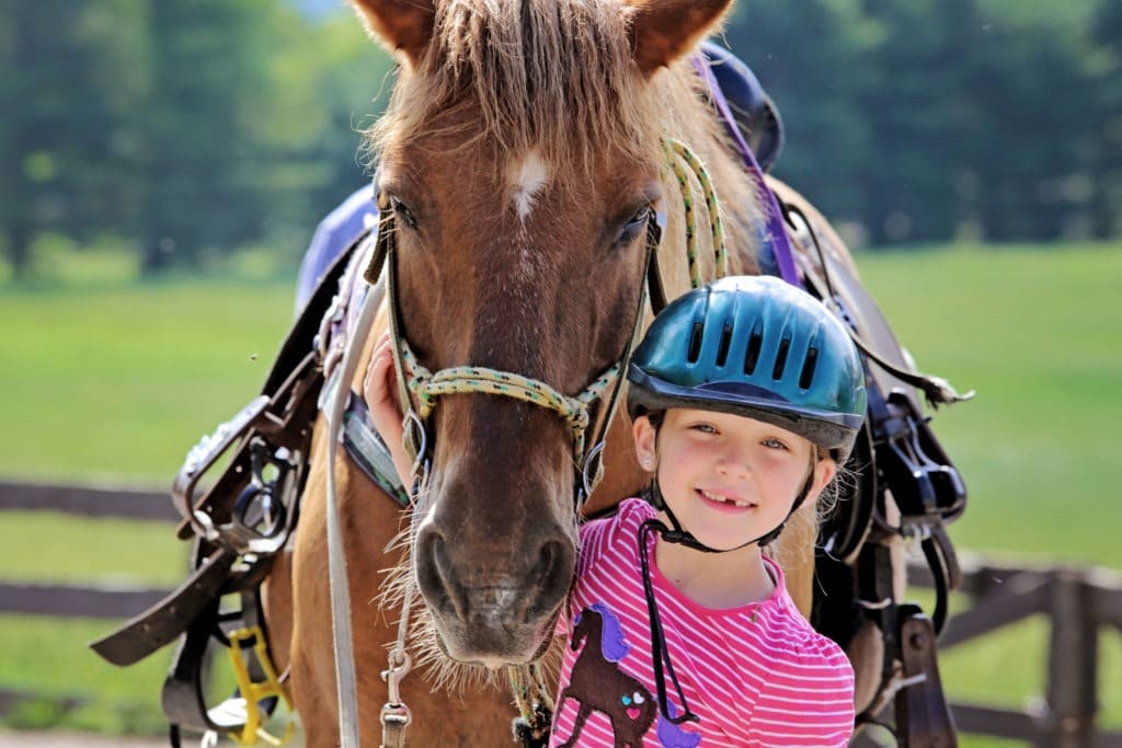 Girl & Horseback Riding